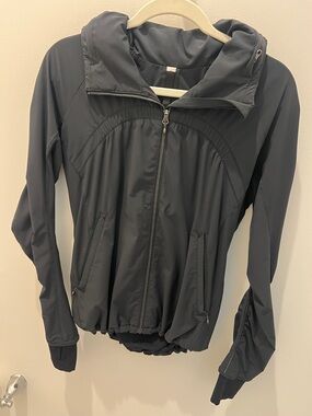 lululemon athletica Black Hooded Utility Jacket